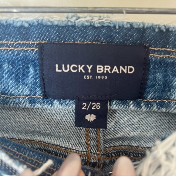 Lucky Brand High Rise 80s Curve Dream Catcher Tapered Leg Jeans 2 / 26" - Picture 7 of 9